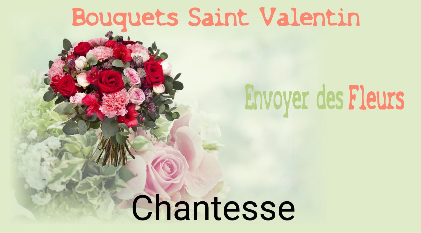 Roses de Saint-Valentin livrées à Chantesse